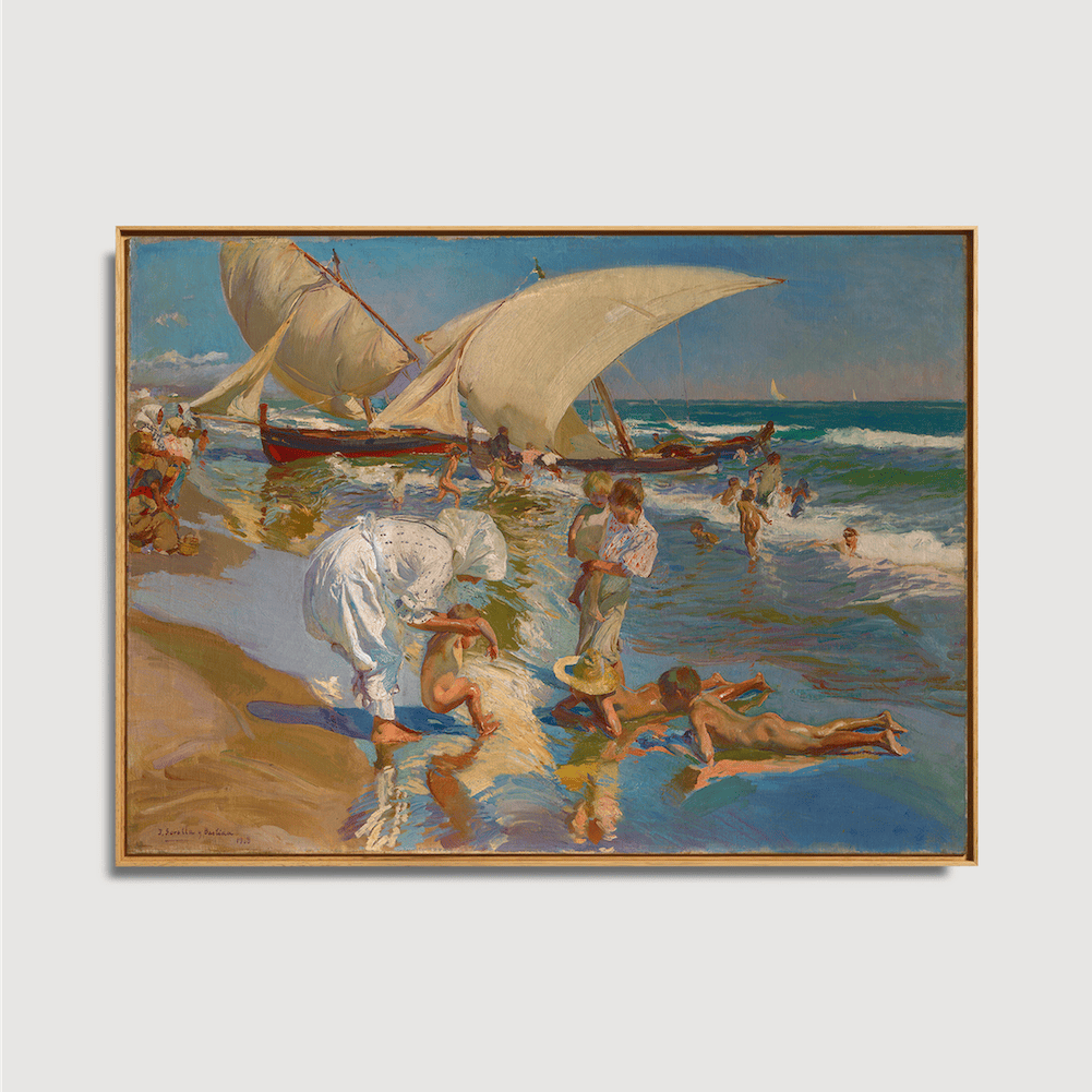Joaquín Sorolla y Bastida - Beach of Valencia By Morning Light
