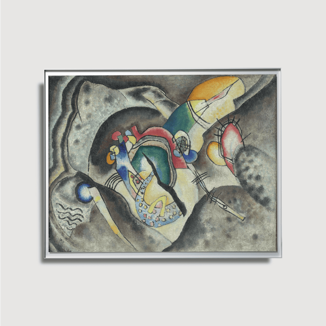 Wassily Kandinsky – Schwarzer Strich