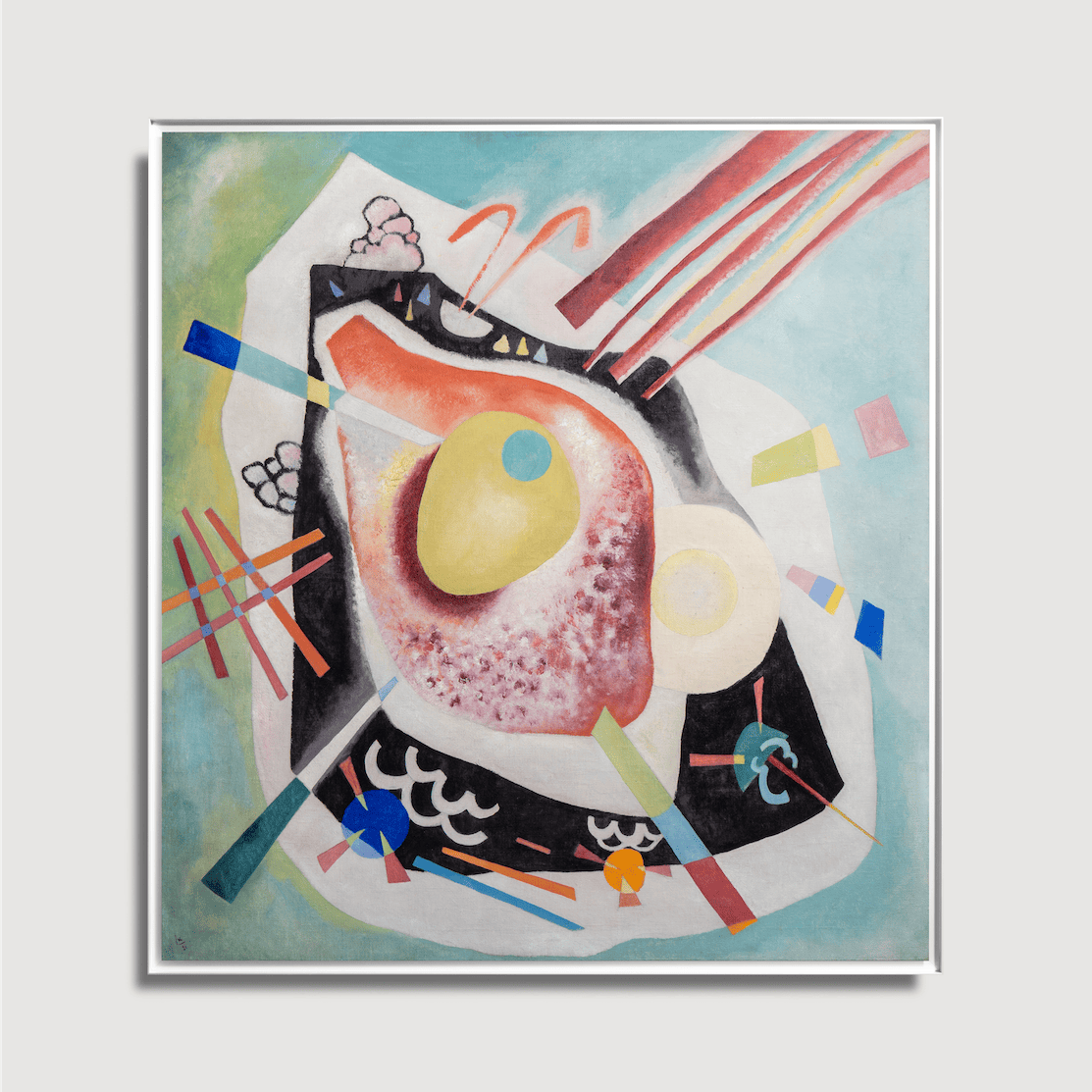 Wassily Kandinsky – Weißes Oval