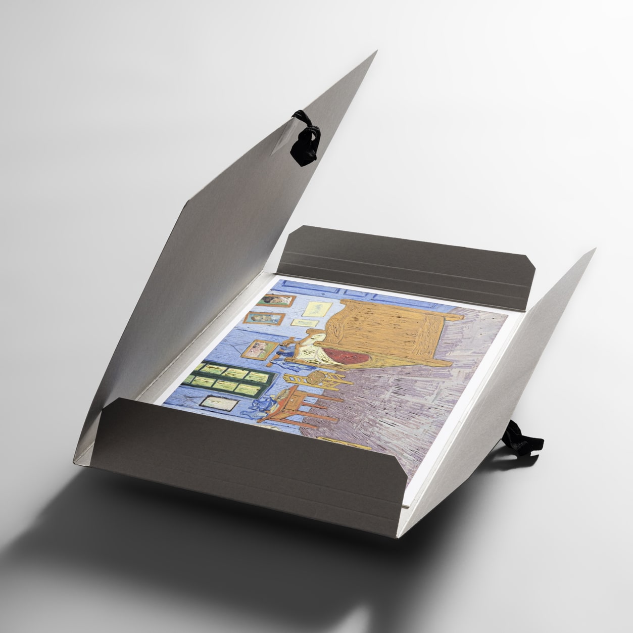 Vincent Van Gogh - Van Gogh’s Bedroom in Arles, 1889 - Life Size, On Paper