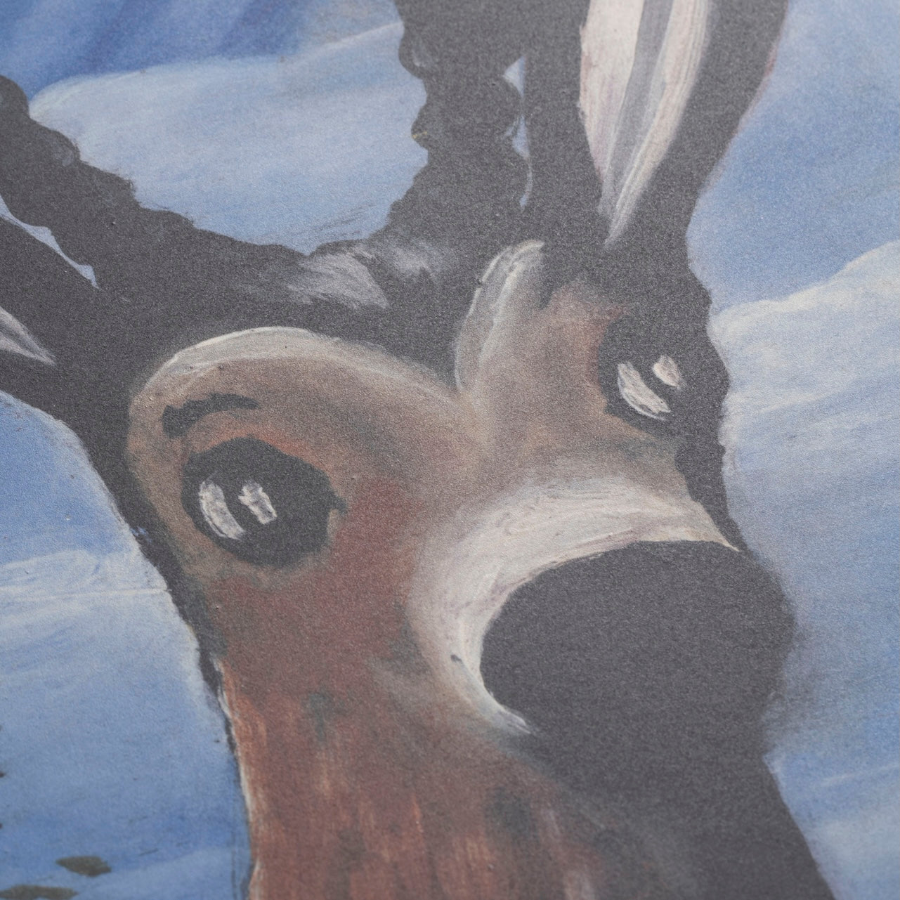 Niko Pirosmani - Roe Deer in a Landscape