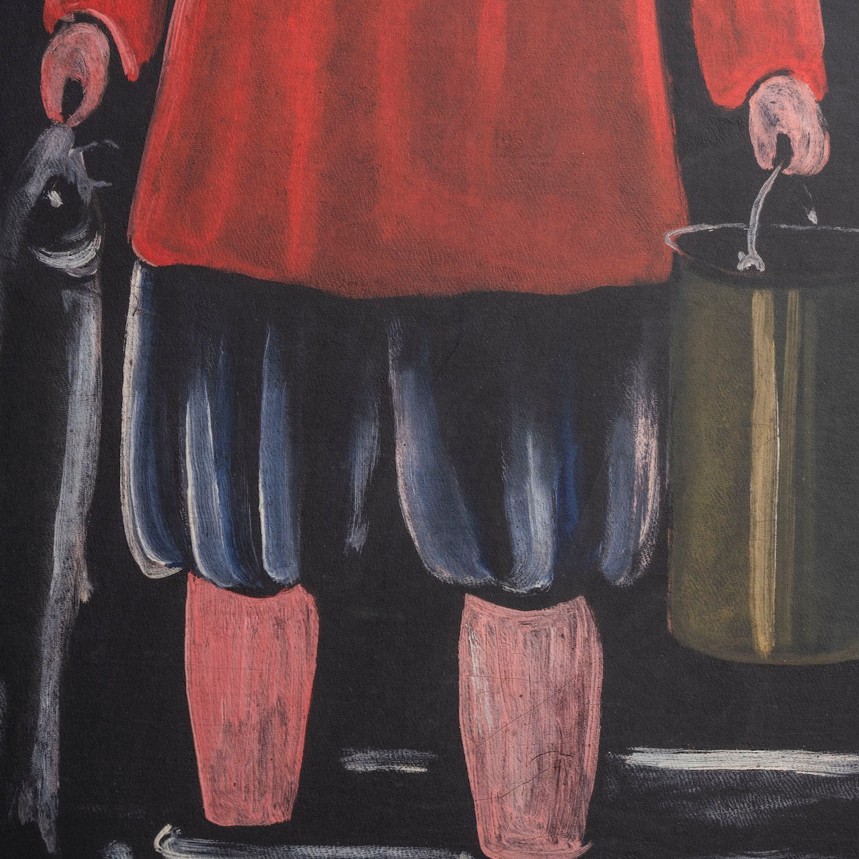 Niko Pirosmani - Fisherman in Red Shirt