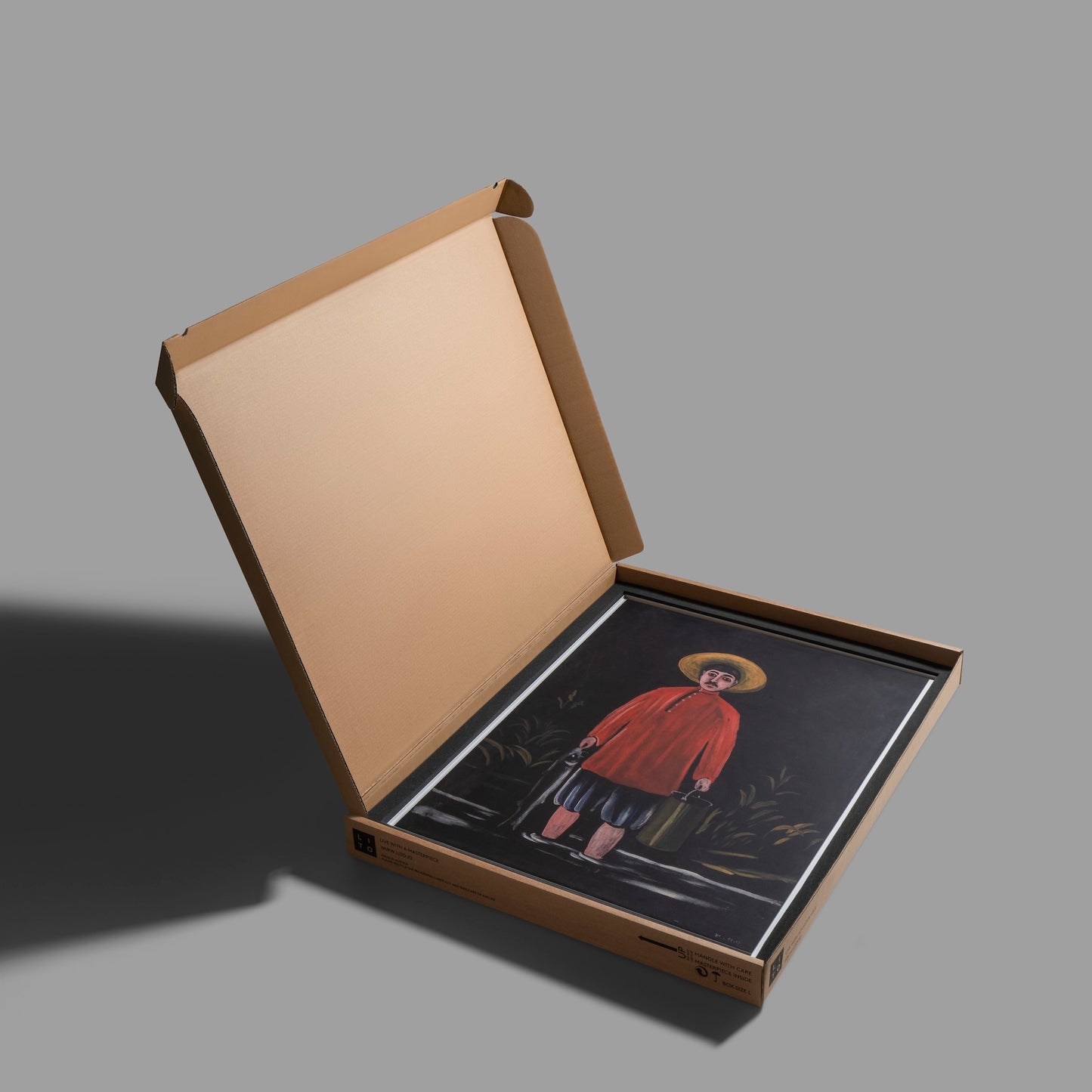 Niko Pirosmani - Fisherman in Red Shirt