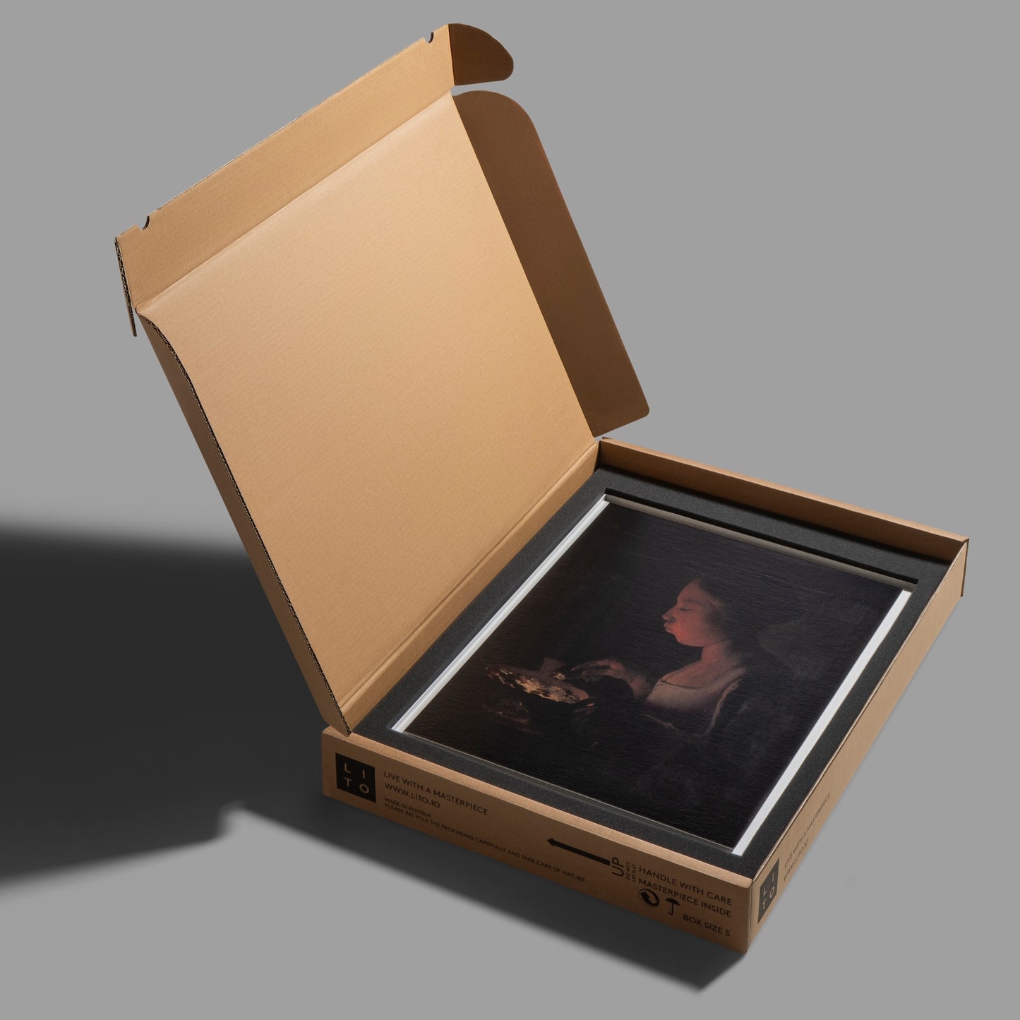 Georges de La Tour - Ein Mädchen, das in eine Kohlenschale bläst