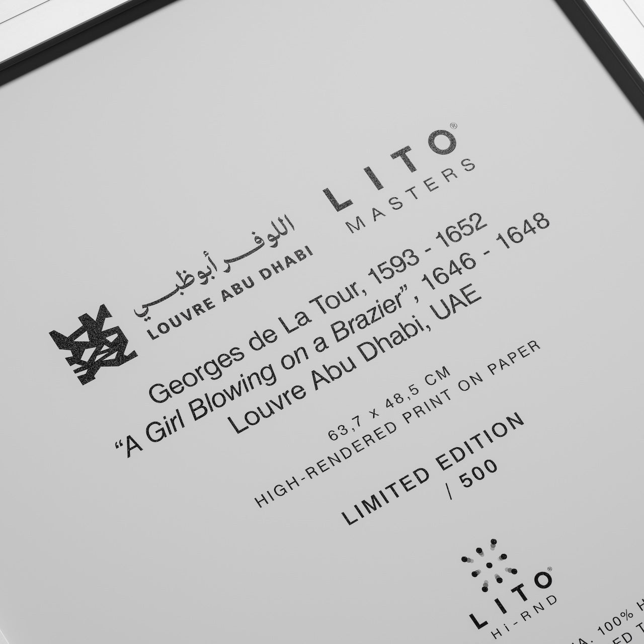 Georges de La Tour - Ein Mädchen, das in eine Kohlenschale bläst