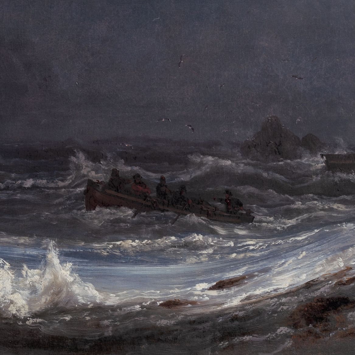 Johan Christian Clausen Dahl - Shipwreck on the Coast of Finnmark