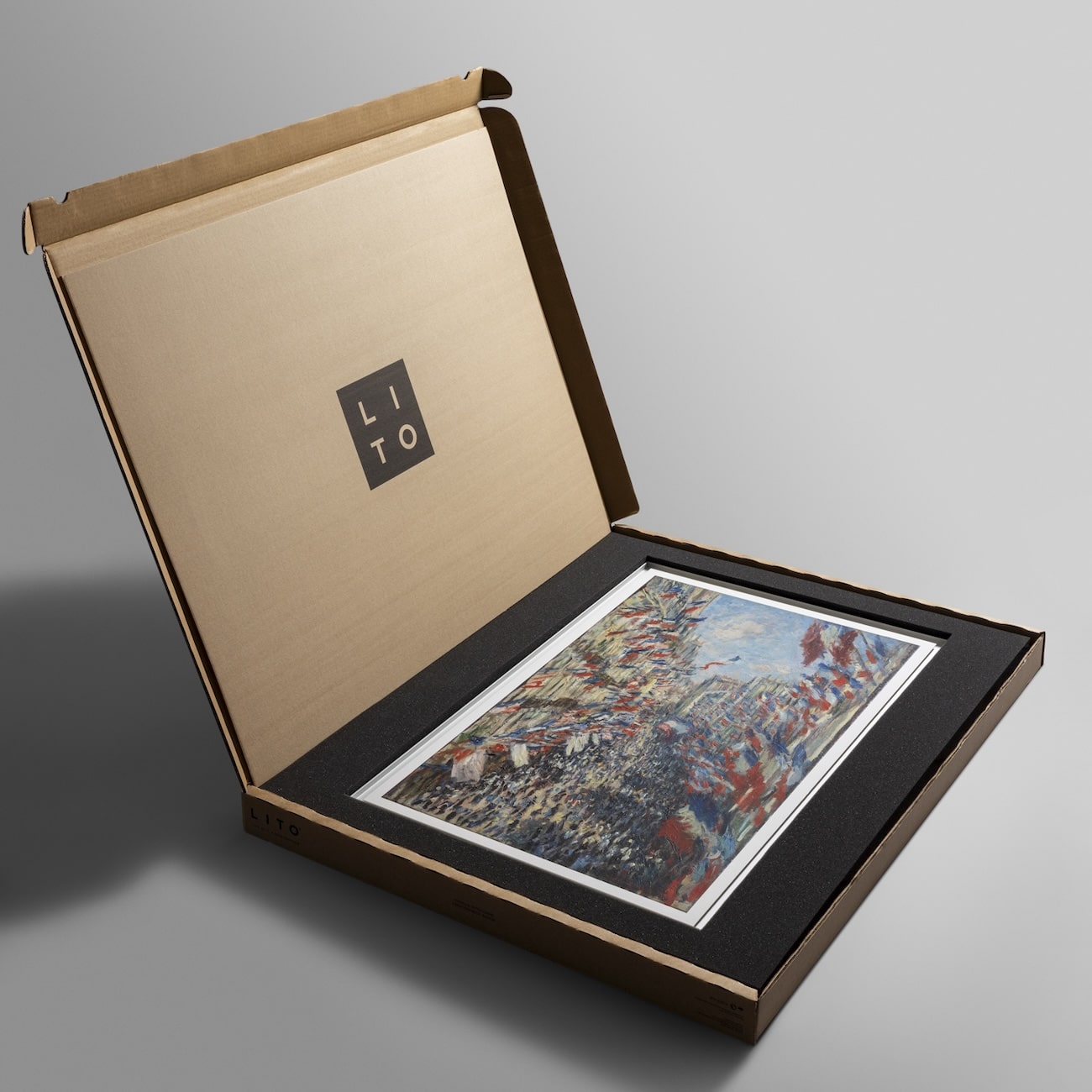 Claude Monet - La Rue Montorgueil à Paris