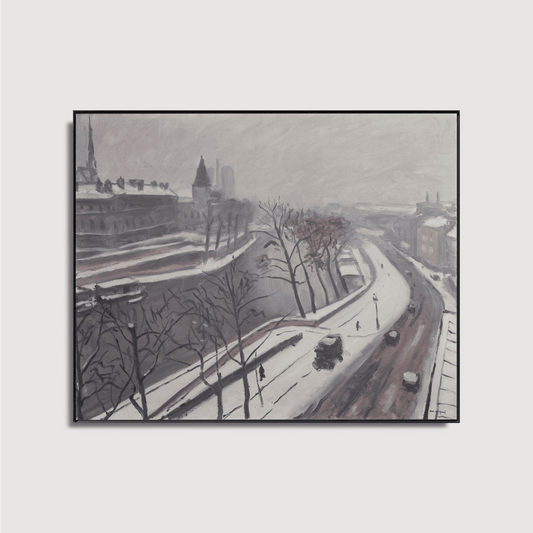 Albert Marquet - Quai des Grands Augustins, sous la neige