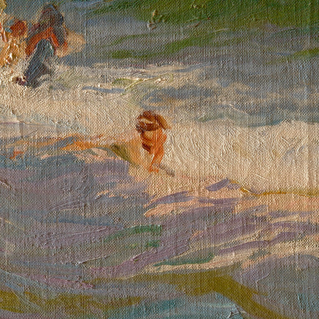 Joaquín Sorolla y Bastida - Beach of Valencia By Morning Light