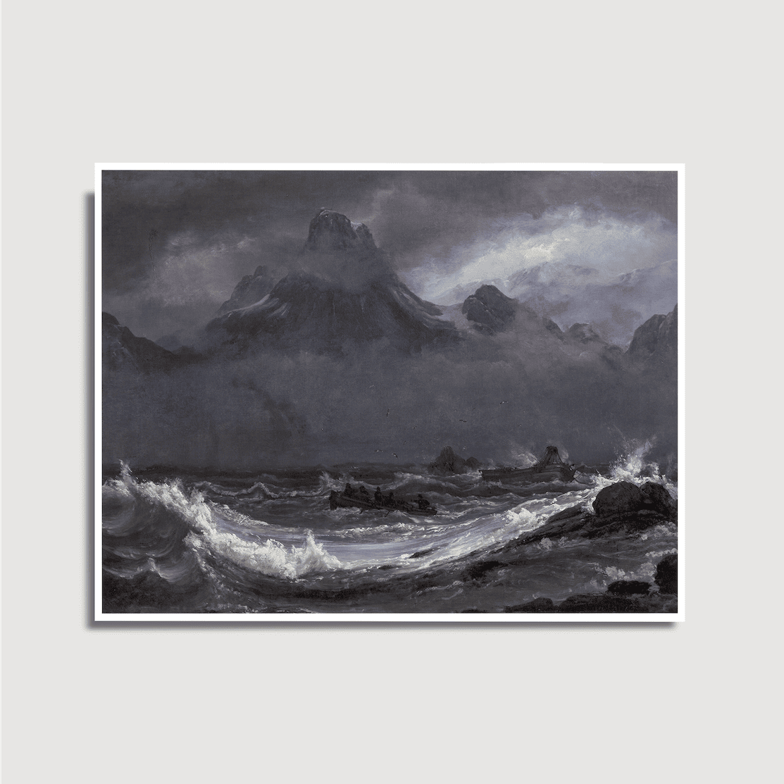 Johan Christian Clausen Dahl - Shipwreck on the Coast of Finnmark