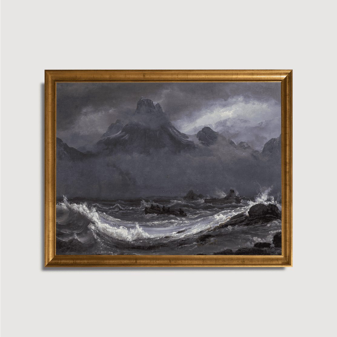Johan Christian Clausen Dahl - Shipwreck on the Coast of Finnmark