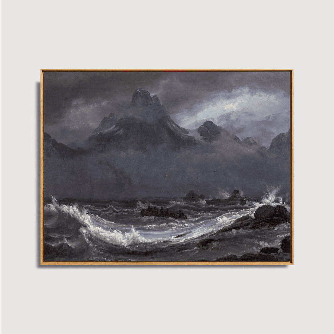 Johan Christian Clausen Dahl - Shipwreck on the Coast of Finnmark