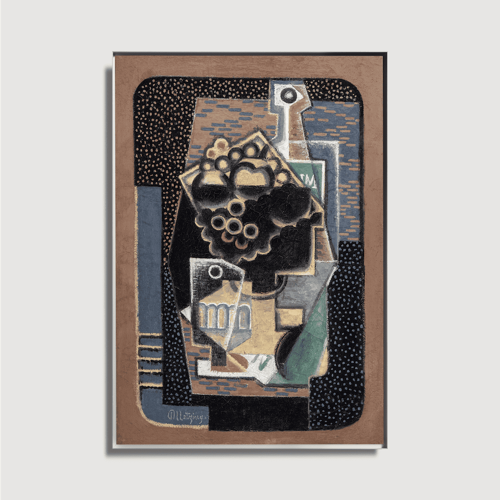 Jean Metzinger - Früchteschale, Glas und Flasche