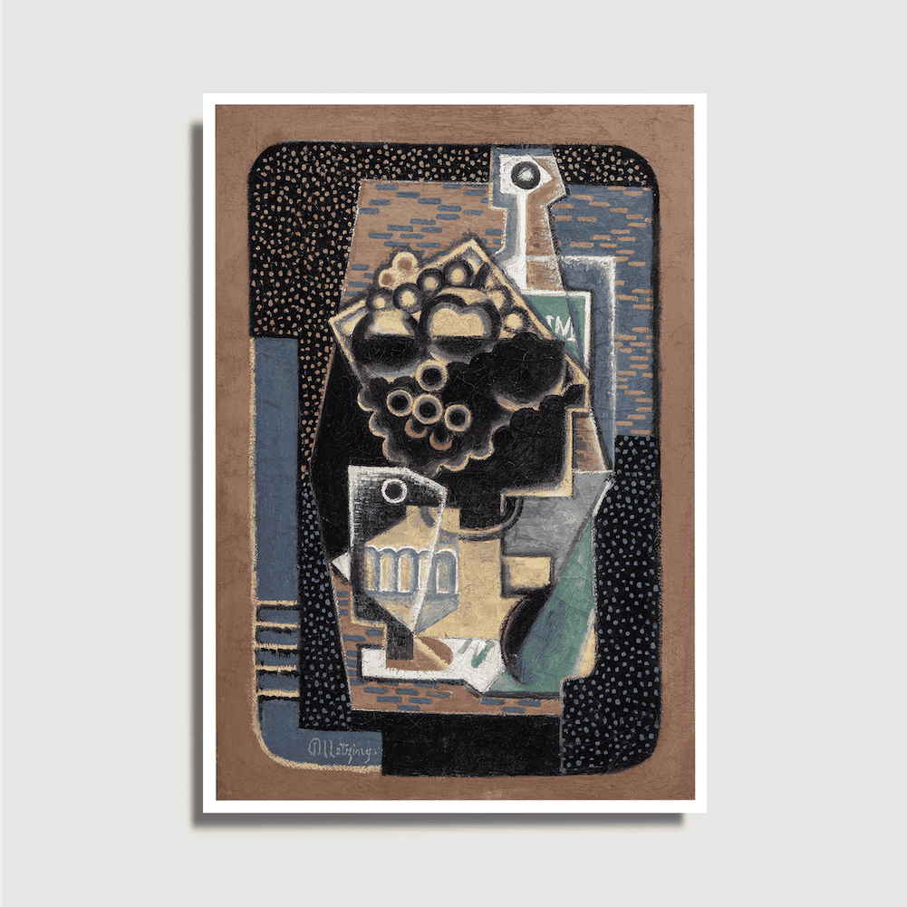 Jean Metzinger - Früchteschale, Glas und Flasche