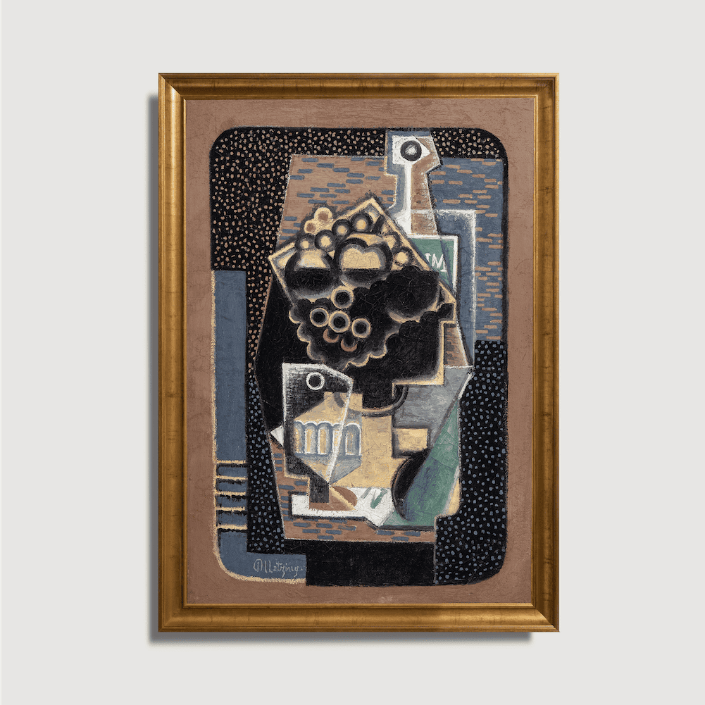 Jean Metzinger - Früchteschale, Glas und Flasche