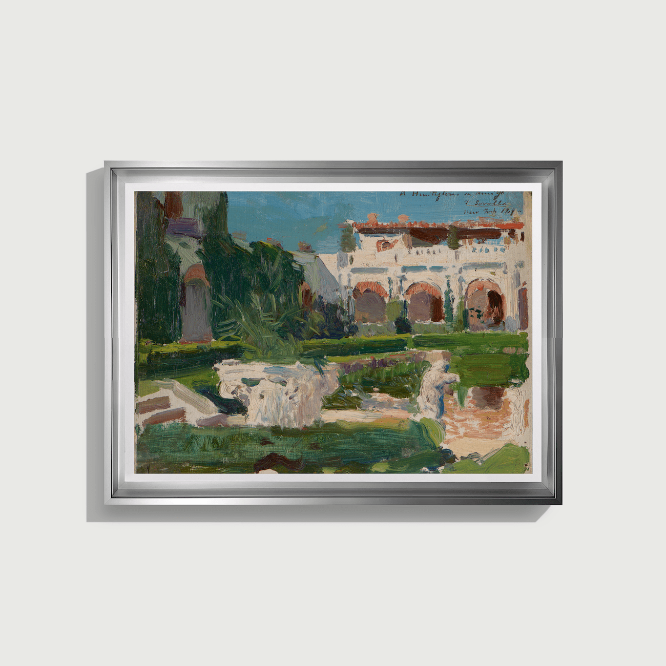 Joaquín Sorolla y Bastida - Sketch (Garden)