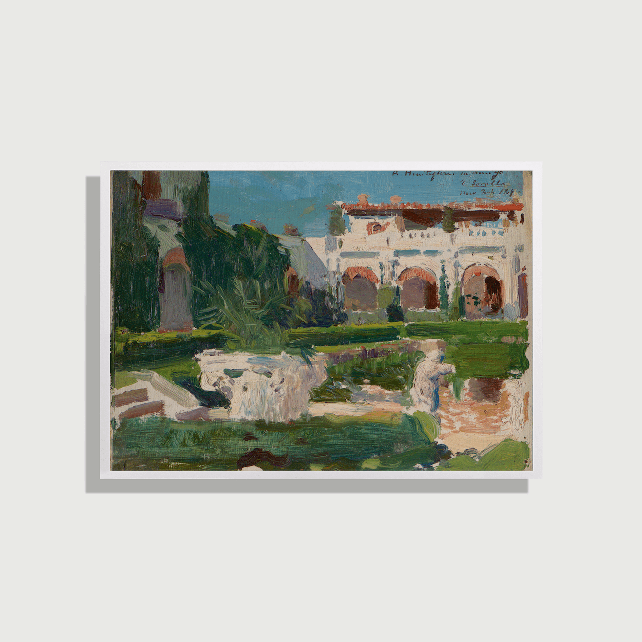 Joaquín Sorolla y Bastida - Sketch (Garden)