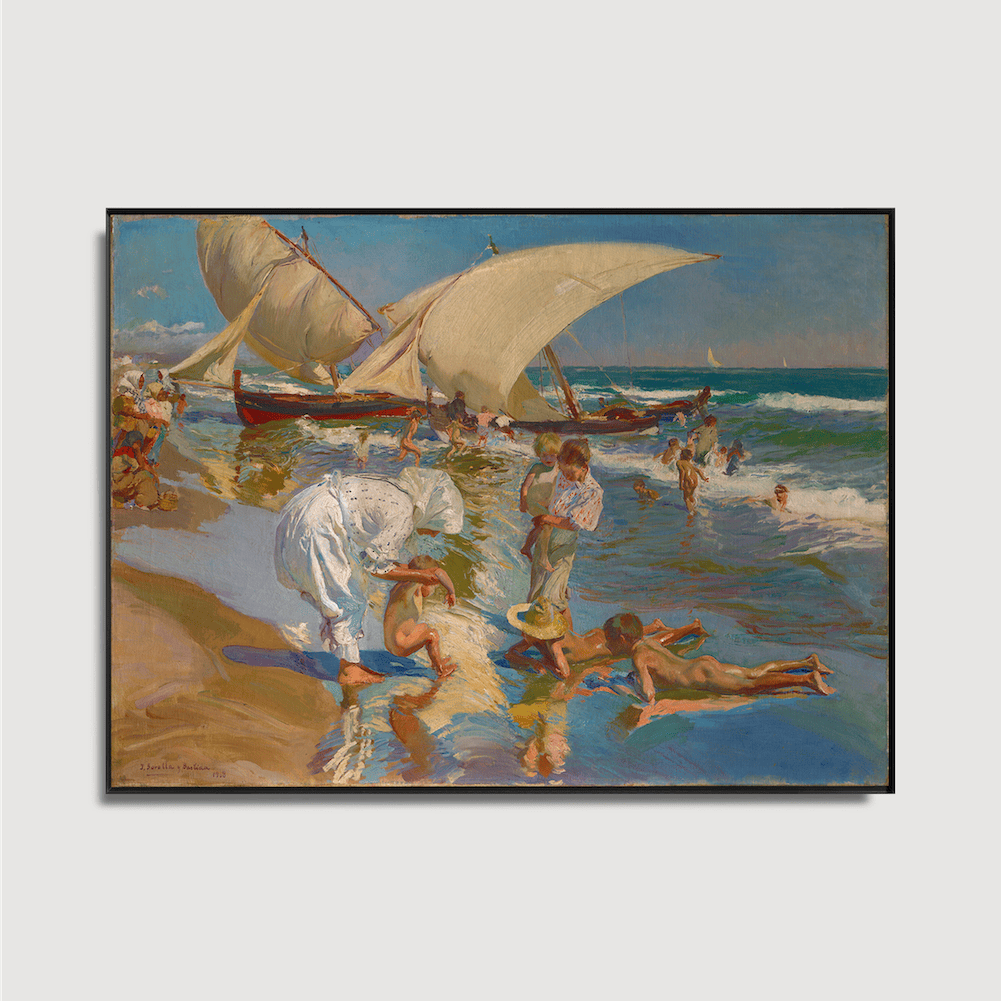 Joaquín Sorolla y Bastida - Beach of Valencia By Morning Light
