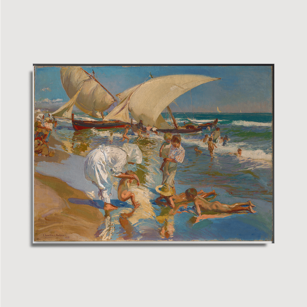 Joaquín Sorolla y Bastida - Beach of Valencia By Morning Light