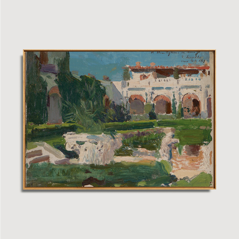 Joaquín Sorolla y Bastida - Skizze (Garten)