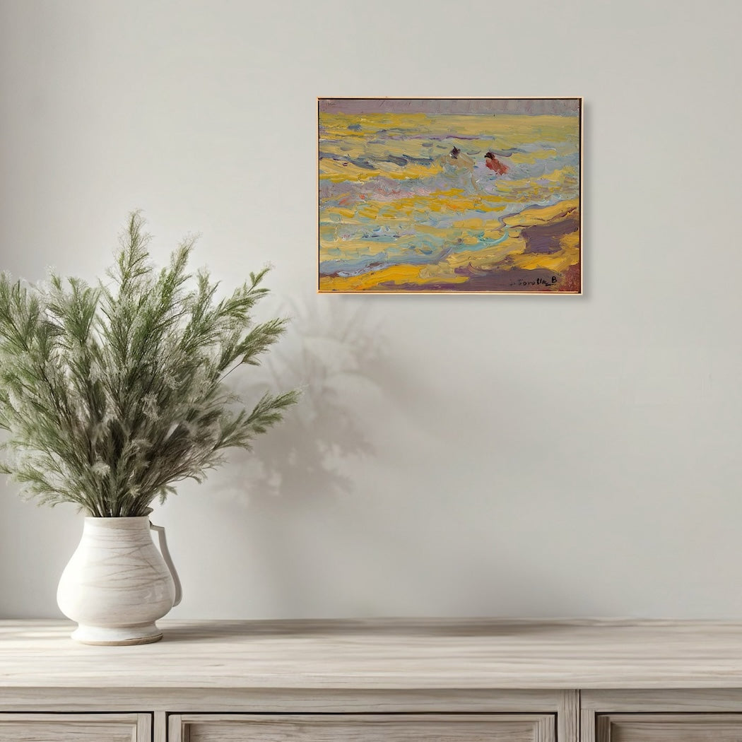 Joaquín Sorolla y Bastida – Der Strand, Valencia (Zwei Badegäste)