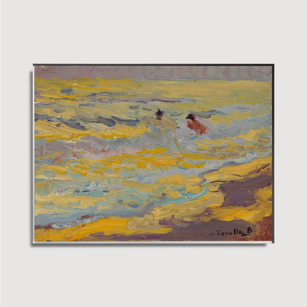 Joaquín Sorolla y Bastida – Der Strand, Valencia (Zwei Badegäste)