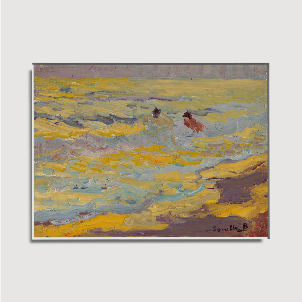 Joaquín Sorolla y Bastida – Der Strand, Valencia (Zwei Badegäste)