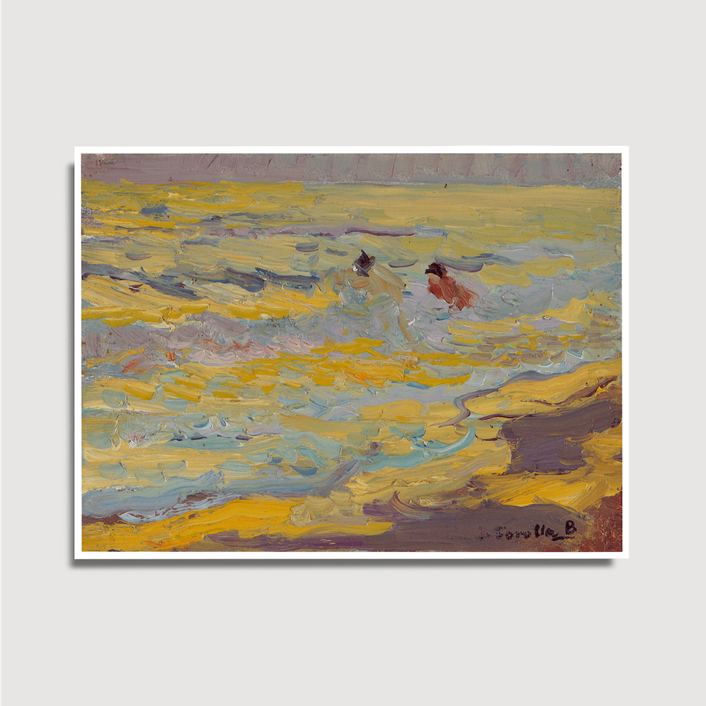 Joaquín Sorolla y Bastida – Der Strand, Valencia (Zwei Badegäste)