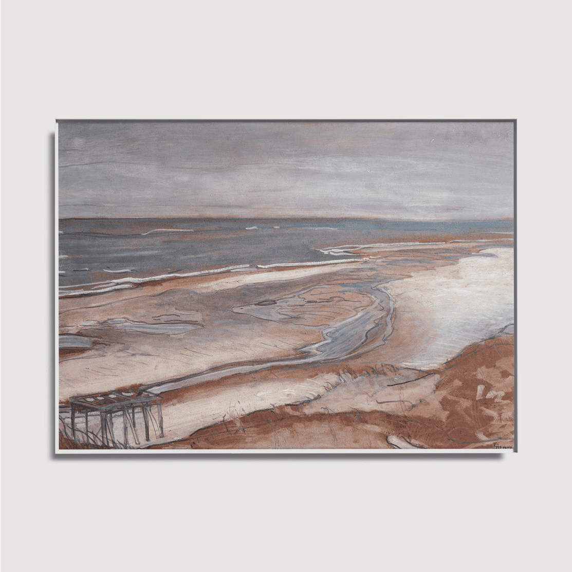 Max Beckmann - Scène de plage à marée montante