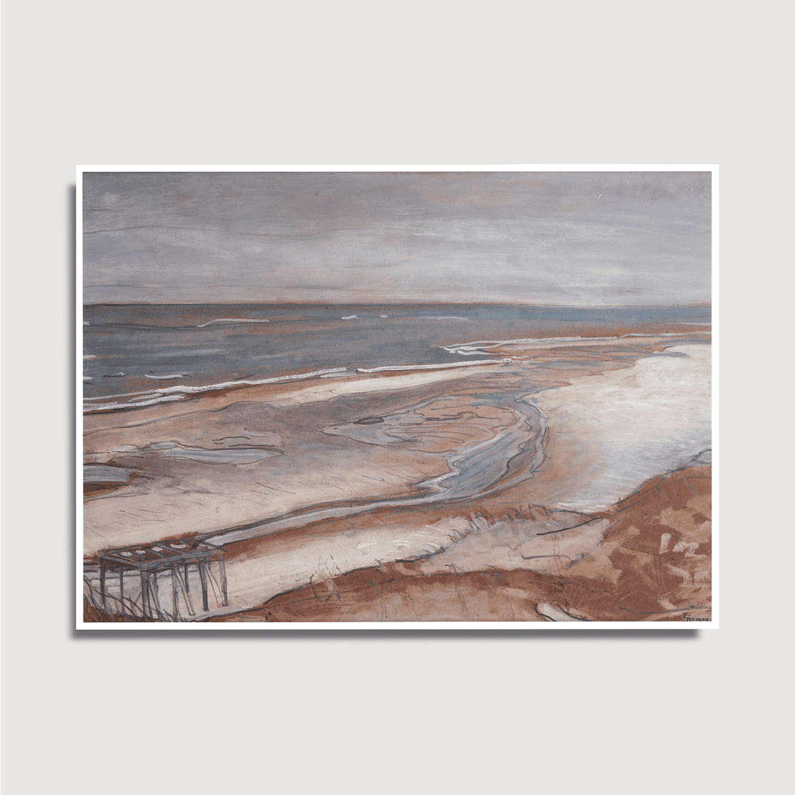 Max Beckmann - Scène de plage à marée montante