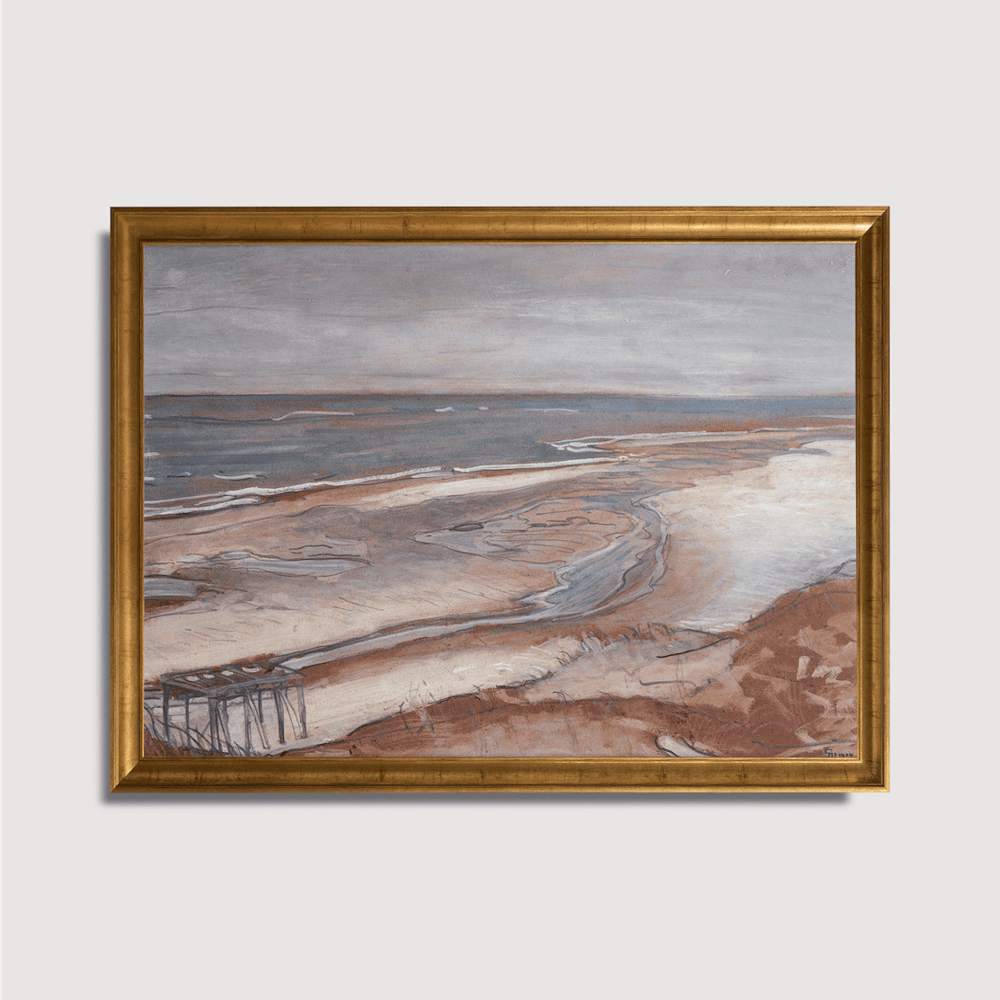 Max Beckmann - Scène de plage à marée montante