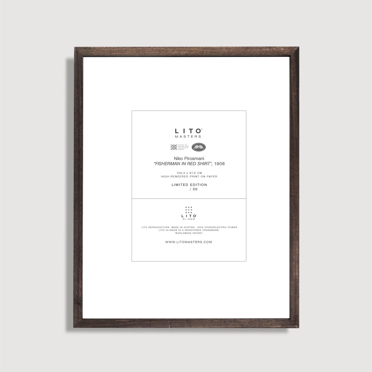 Niko Pirosmani - Fisherman in Red Shirt