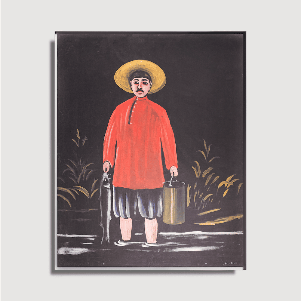 Niko Pirosmani - Fisherman in Red Shirt
