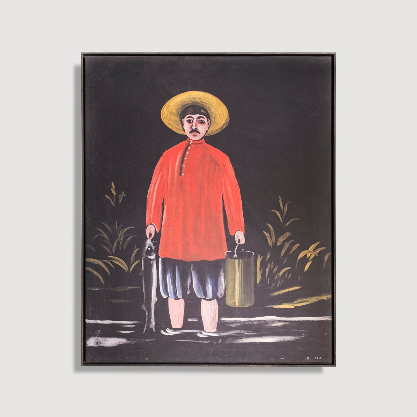 Niko Pirosmani - Fisherman in Red Shirt