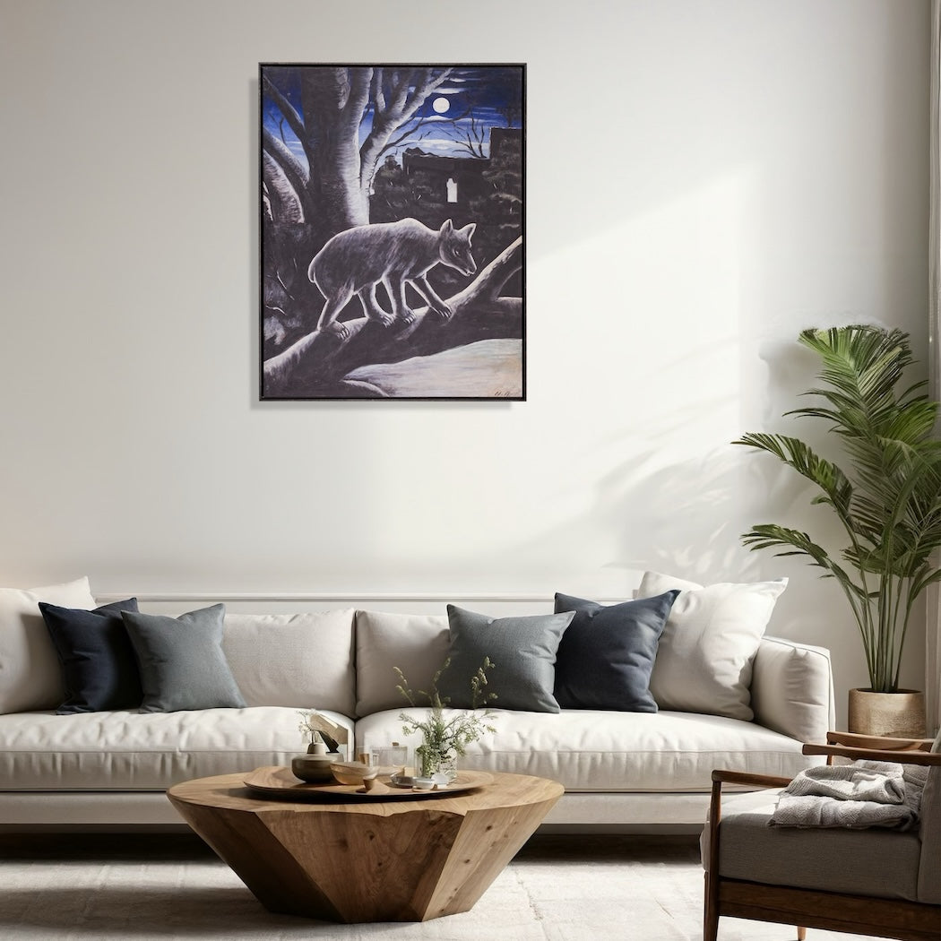 Niko Pirosmani - Bear in the Moonlight