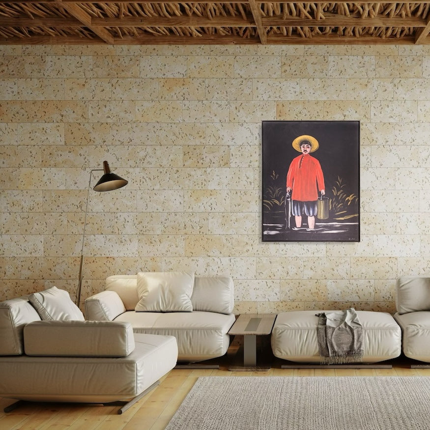 Niko Pirosmani - Fisherman in Red Shirt