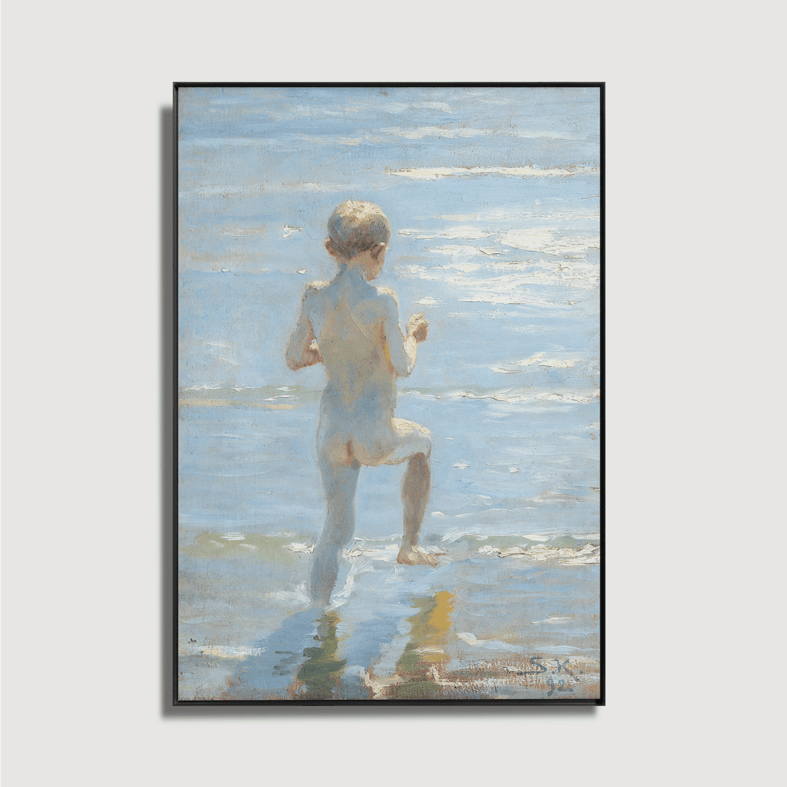 Peder Severin Krøyer - Garçon se baignant