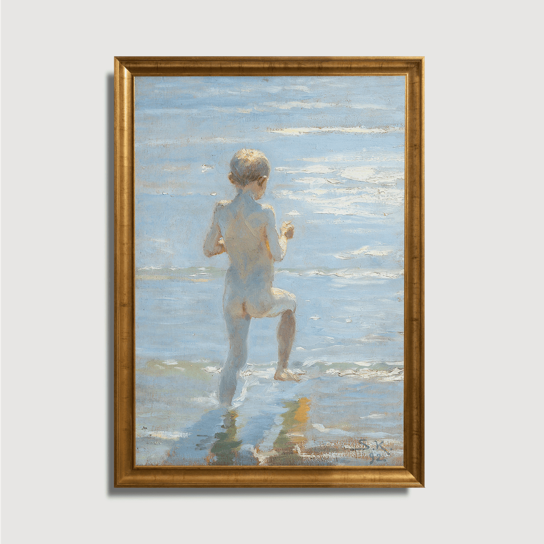 Peder Severin Krøyer - Garçon se baignant