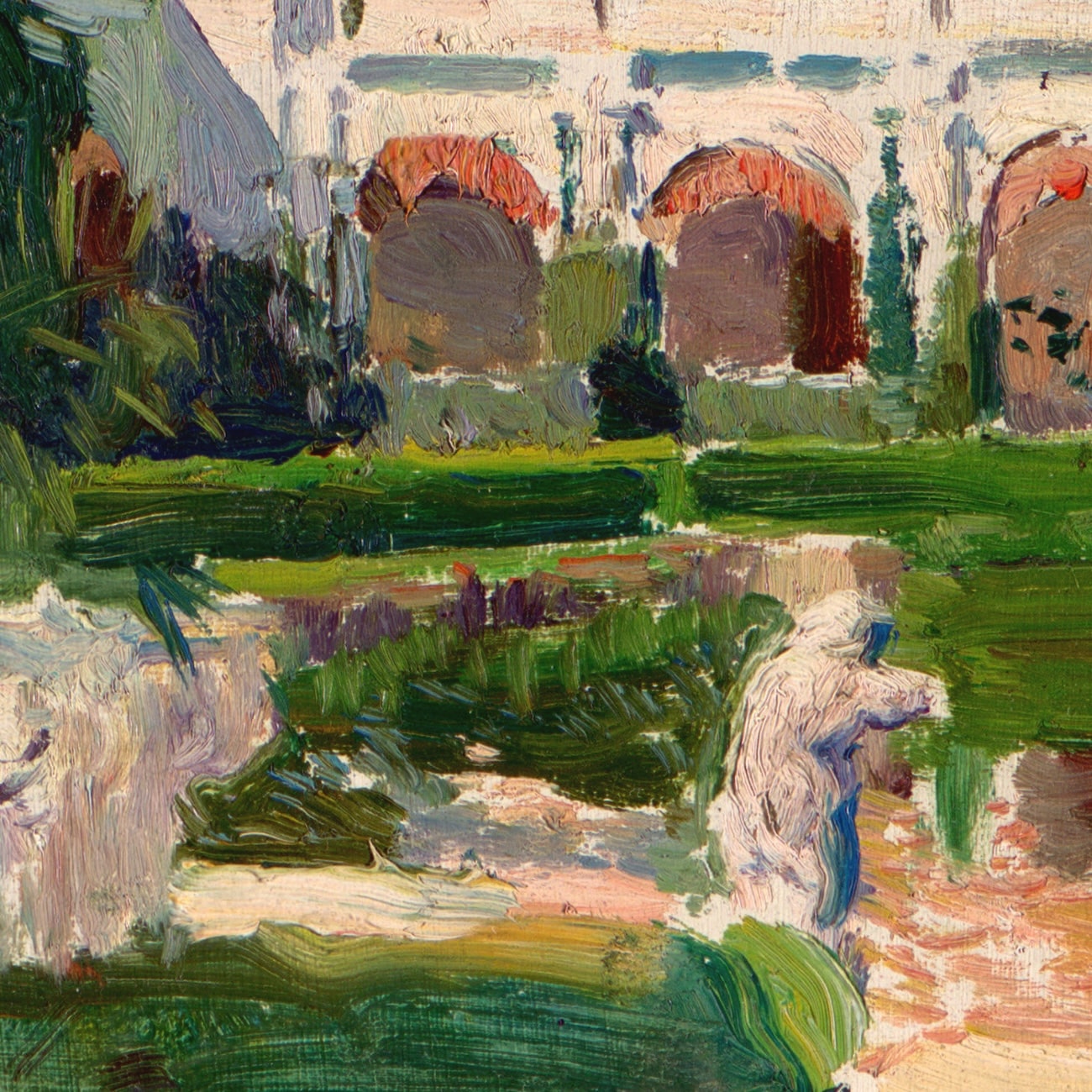 Joaquín Sorolla y Bastida - Sketch (Garden)