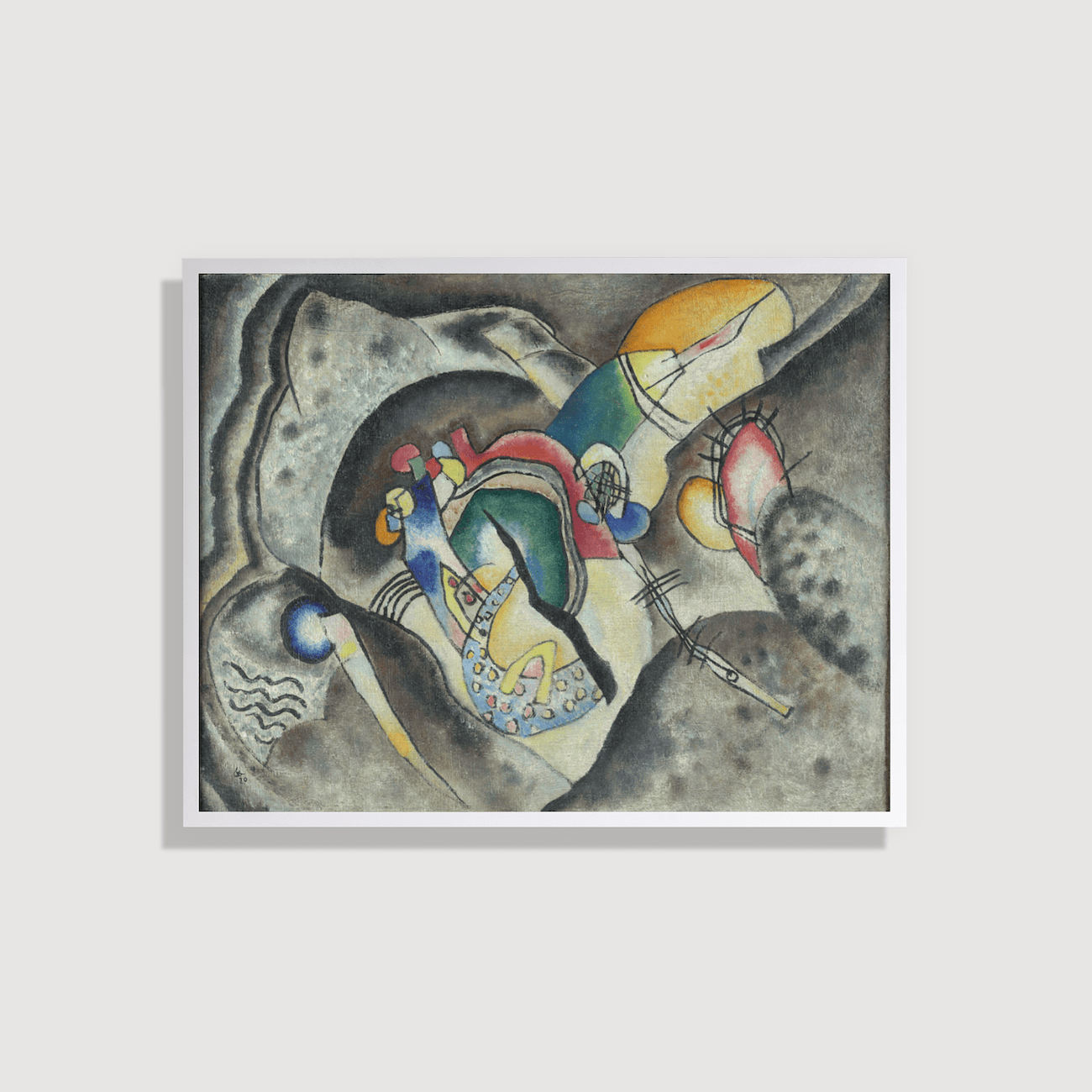 Wassily Kandinsky - Black Dash