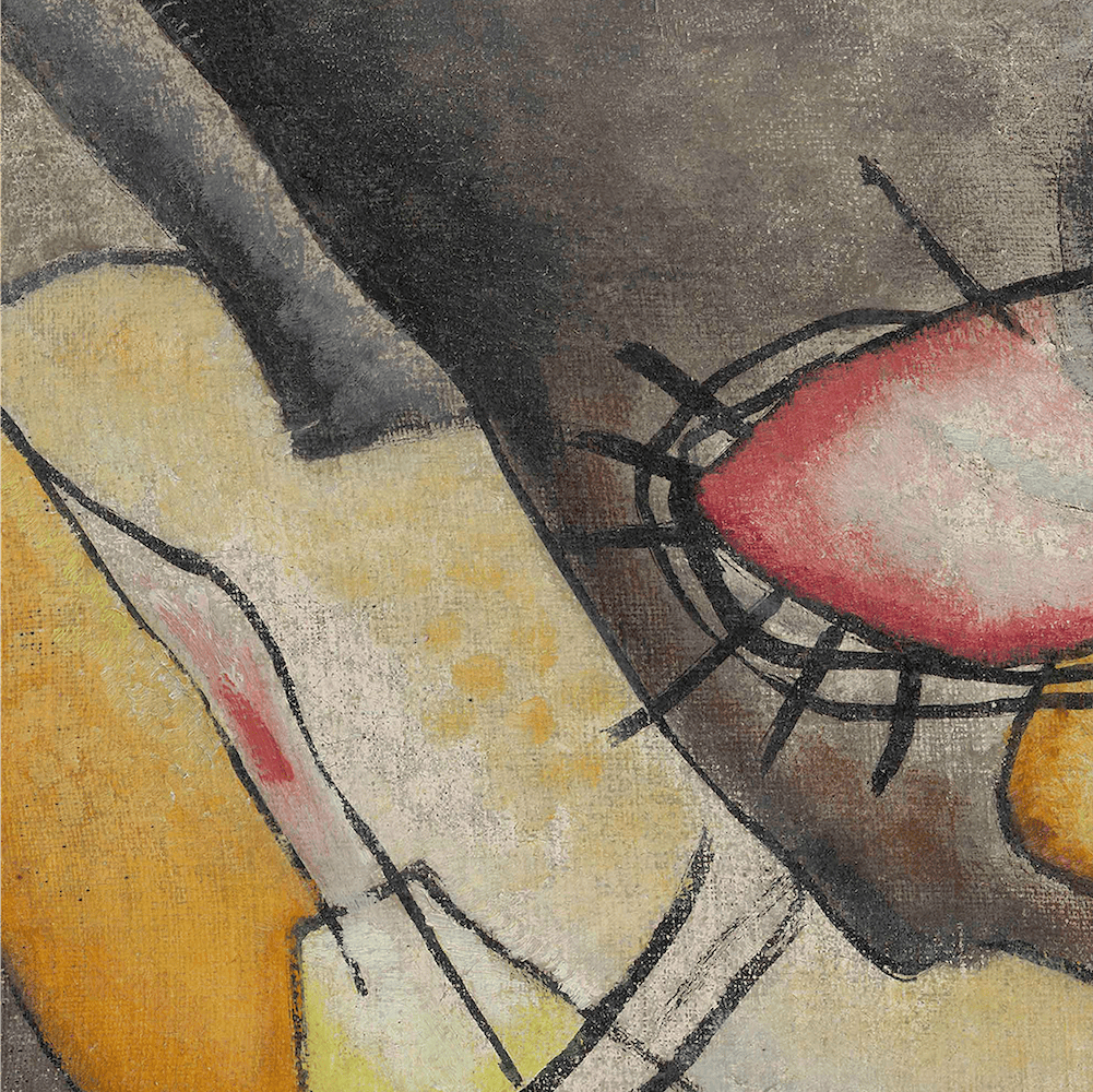 Wassily Kandinsky – Schwarzer Strich
